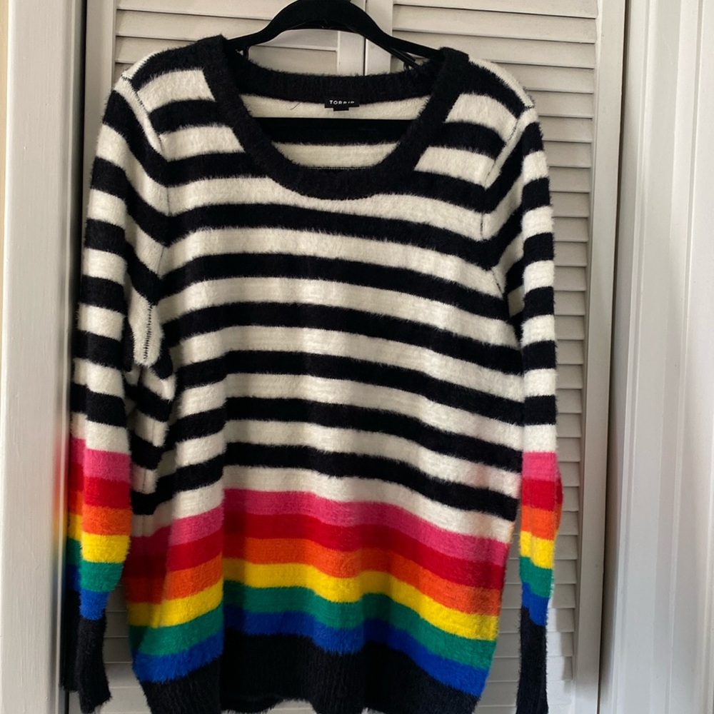 Torrid Size 2 Nylon/Acrylic Pride sweater